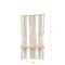 2.5ft. x 1.5ft. Layered Macrame Wall Hanging with Wooden Shelf